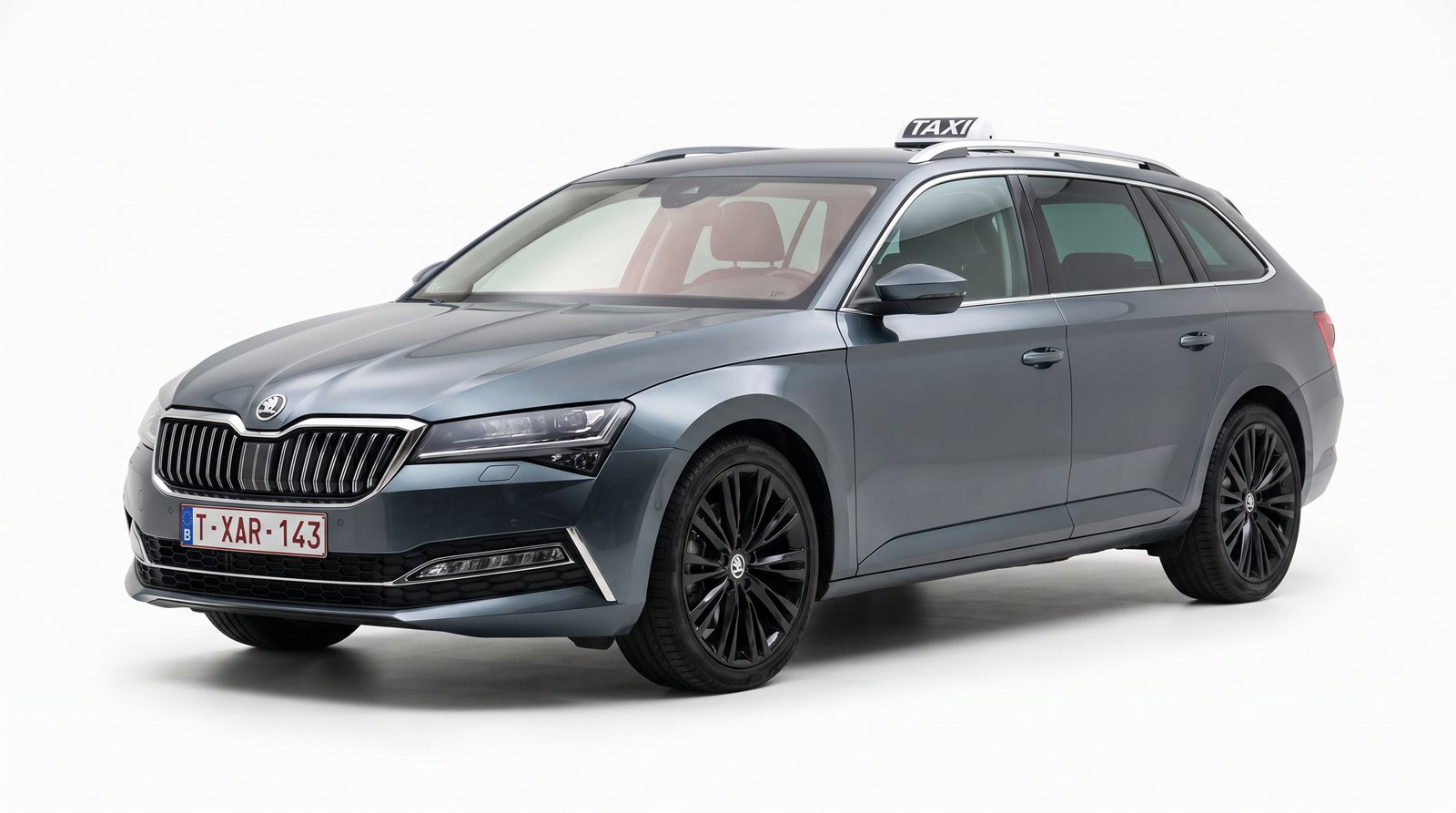De wagen van Taxi Henok